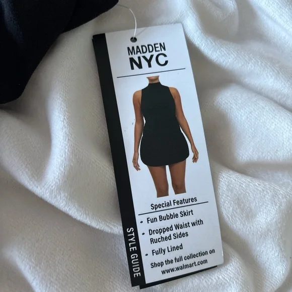 Little black dress by Steve Madden Chic Black Ruched Dress - Picture 2 of 6